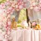 Pink Balloon Arch Kit 126 Pcs Light Pastel Pink Sand Balloon Garland Kit Include Macaron Balloons for Baby Shower Gender Reveal Decorations